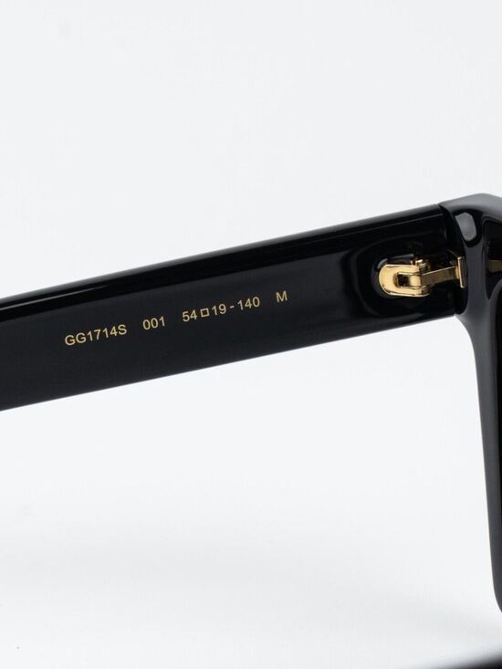 Gucci Women Sunglasses Black Grey Gradient Square GG1714S 001 NEW AUTHENTIC main image 5